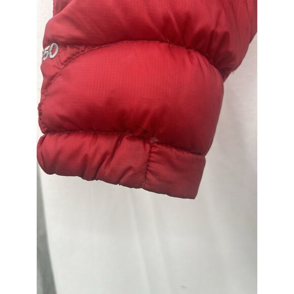 Women’s LL Bean Ultralight Goose Down Jacket 850 Puffer Red Size Small READ - Picture 7 of 7